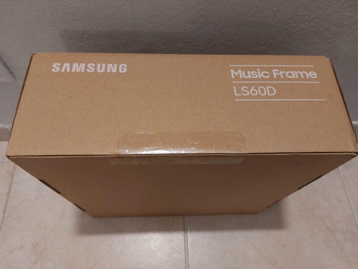 Sistema Som Samsung Music Frame LS60D NOVO EMBALADO.