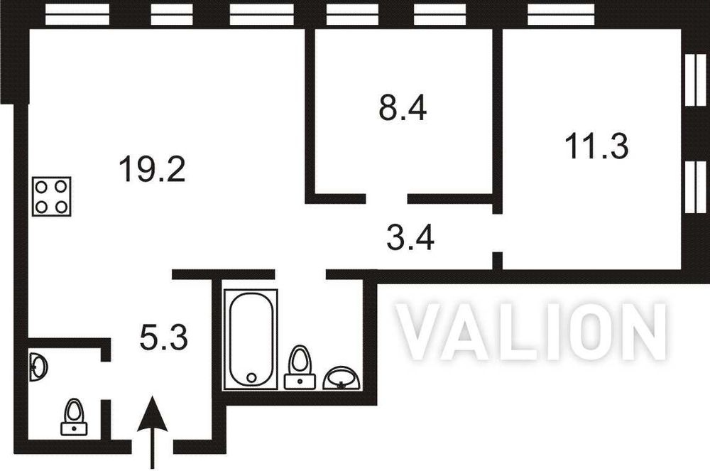 Двохкімнатна з ремонтом Одеське шосе Теремки еОселя ВПО Без комісії