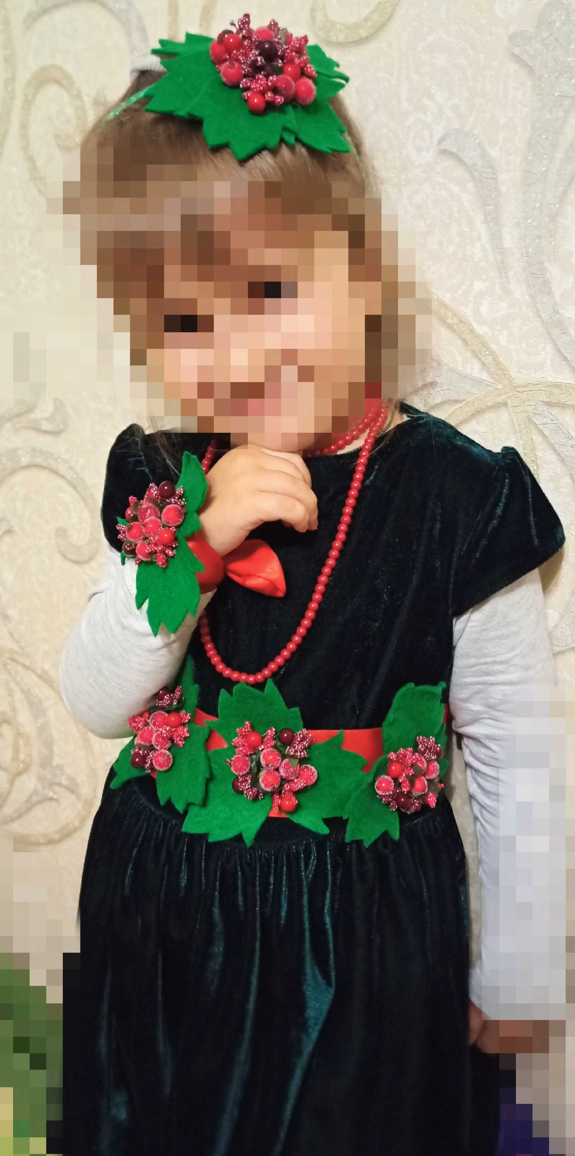 Красивые нарядные платья на 2-3 и 3-4 годика Калинка
