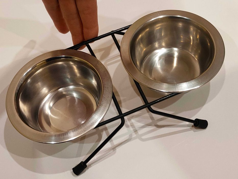 Миски на подставке кормушка для котов собак, других животных