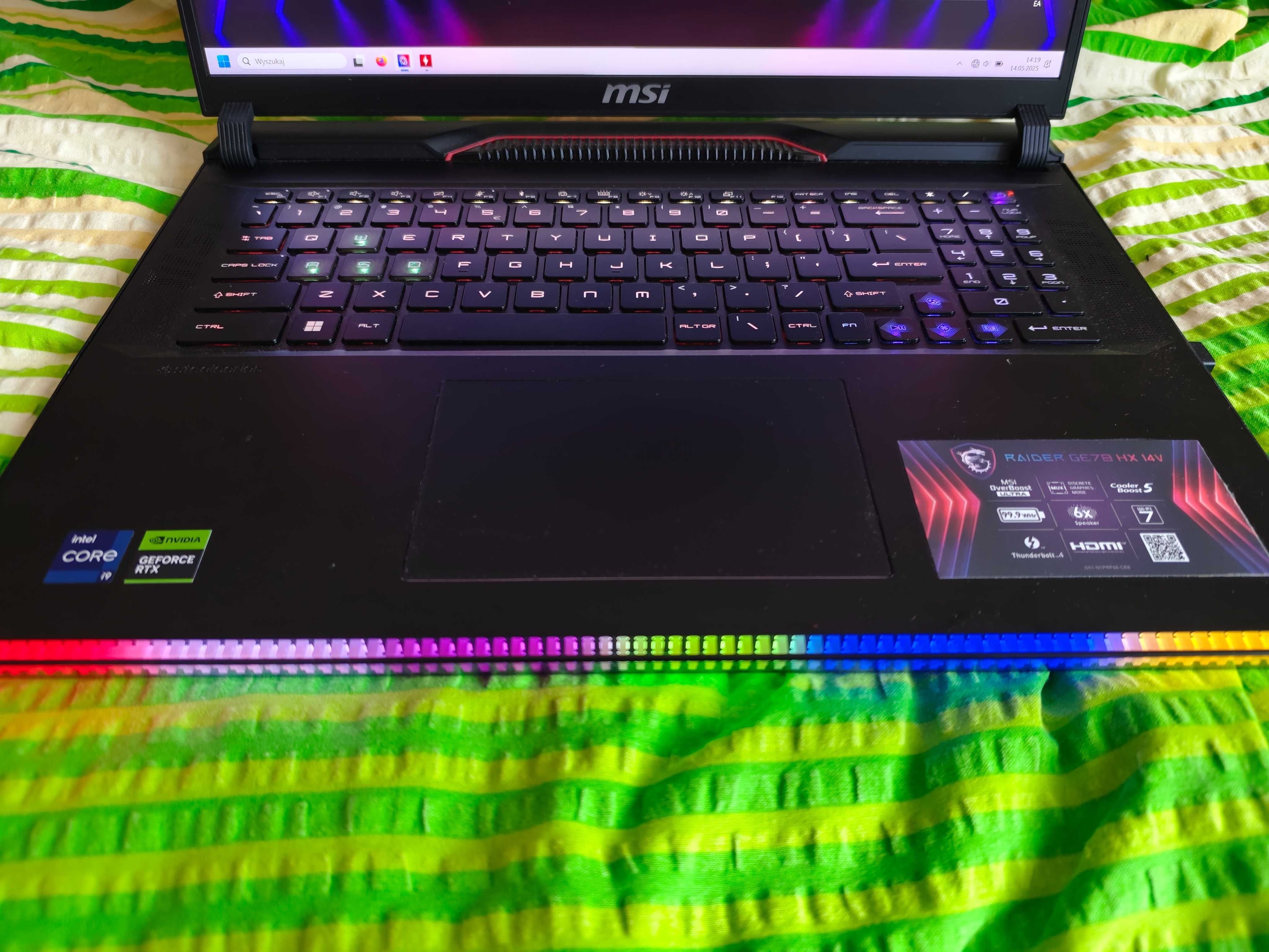 Laptop Msi Ge78 z rtx 4080