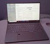 Różowy laptop msi prestige 14