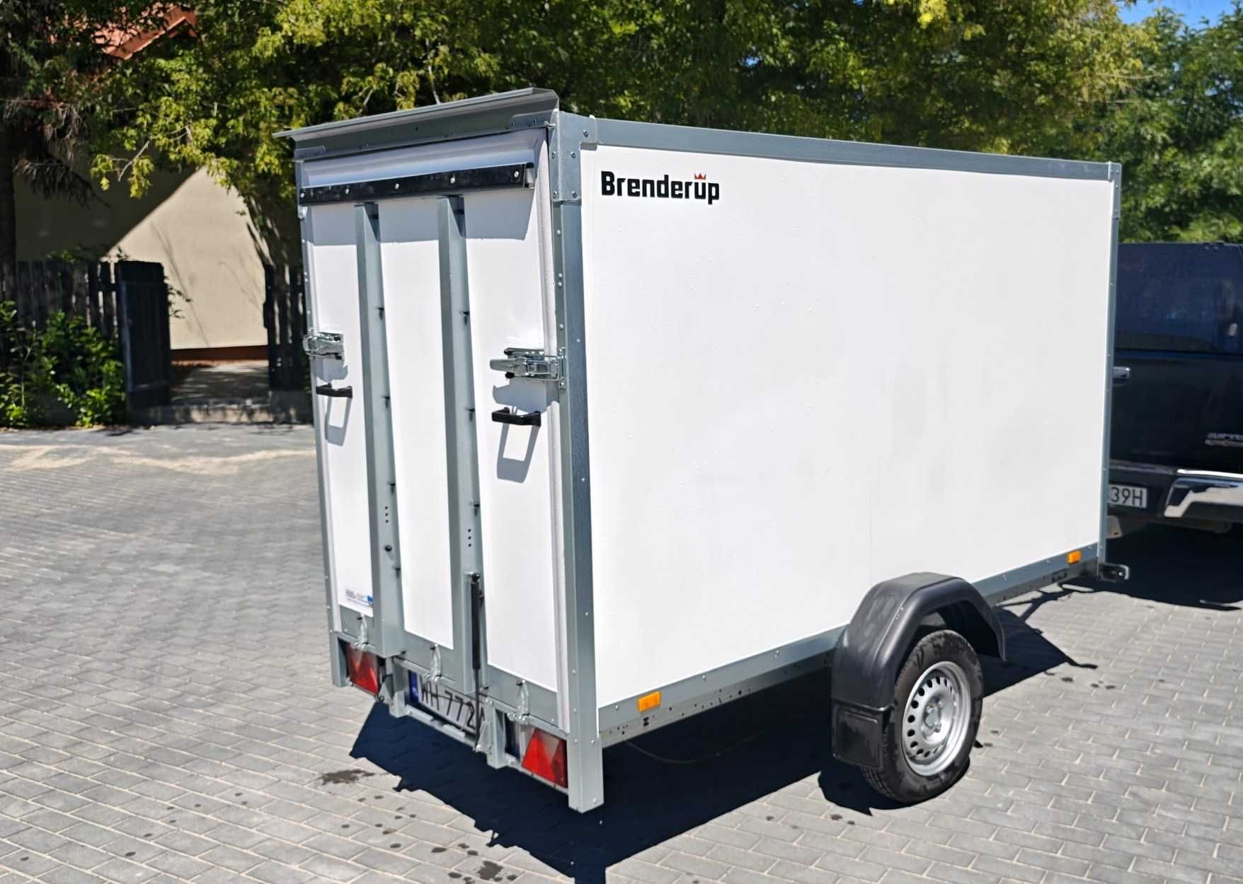 Brenderup Nowa przyczepa cargo z rampą 750kg, motocykle, kosiarki