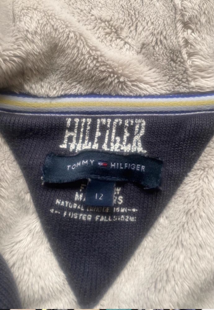 Bardzo ciepła bluza kurtka Tommy Hilfiger 128/134