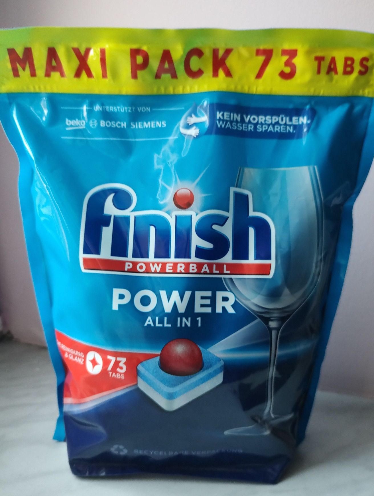 Finish Power All In1 kapsułki do zmywarki 73szt DE