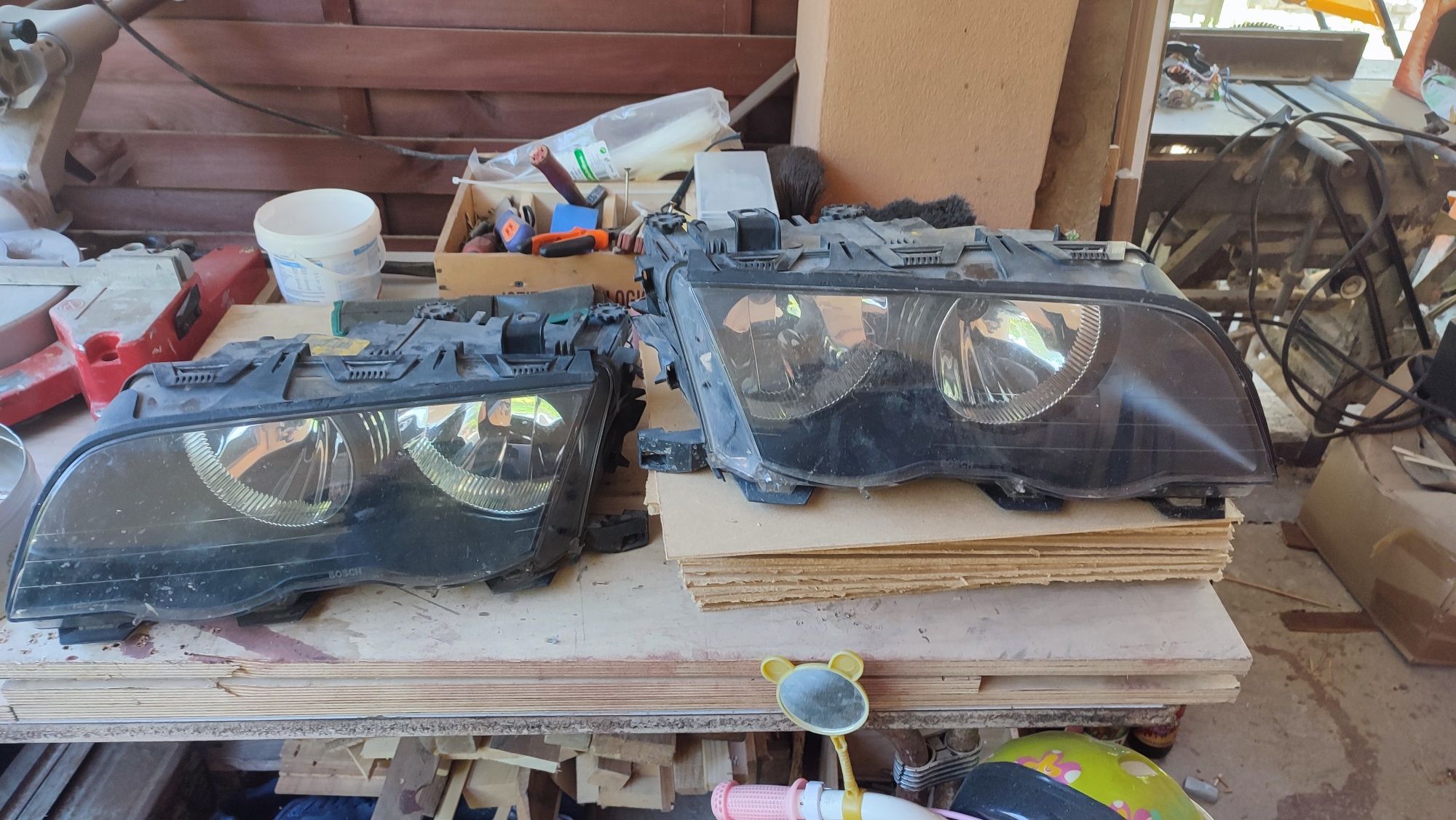 Alternator, lampy, szyby  BMW E46 Farngruen przedlift.