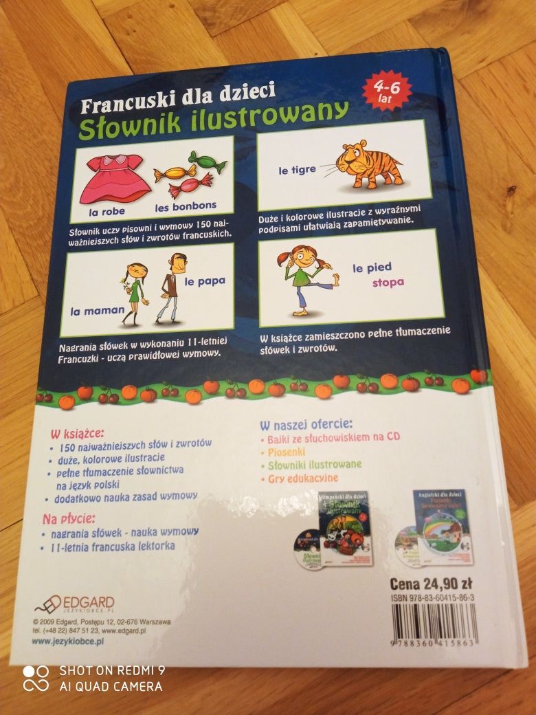 Francuski ilustrowany słownik dla dzieci
