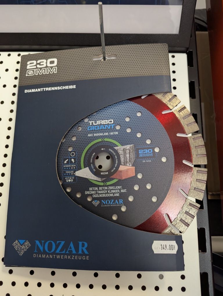 Tarcza diamentowa nazar Turbo gigant 230 mm