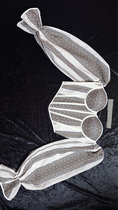 Корсет вишиванка, етно корсет, вишитий корсет з рукавами