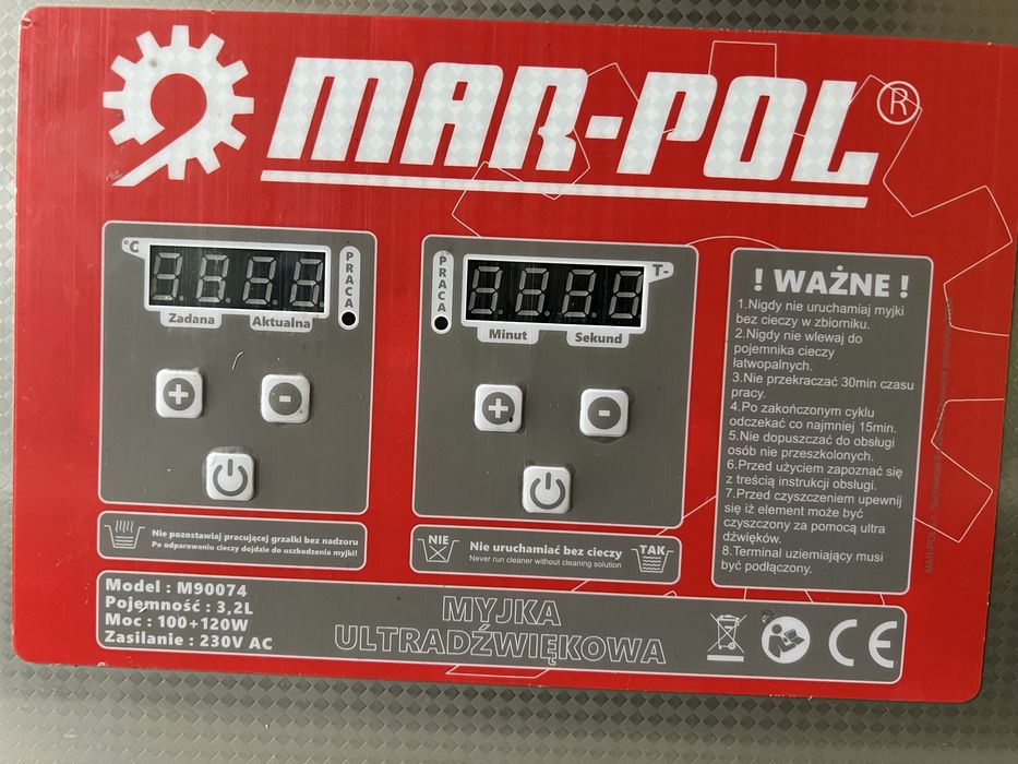 Myjka ultradźwiękowa MAR-POL 3,2 L
