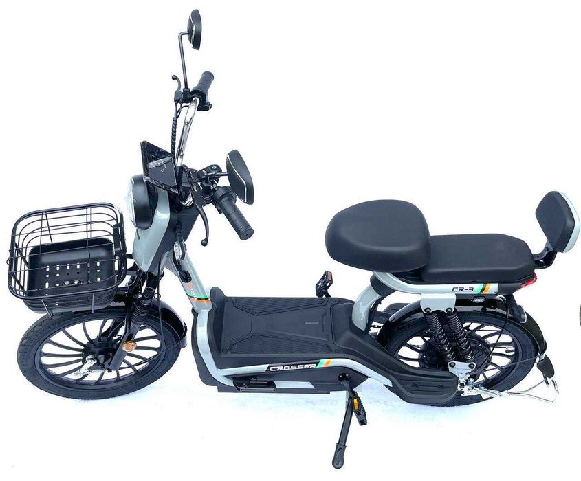 Електровелосипед Crosser CR3 600W 60V 20Ah Колеса 20*2.5 дискові гальм