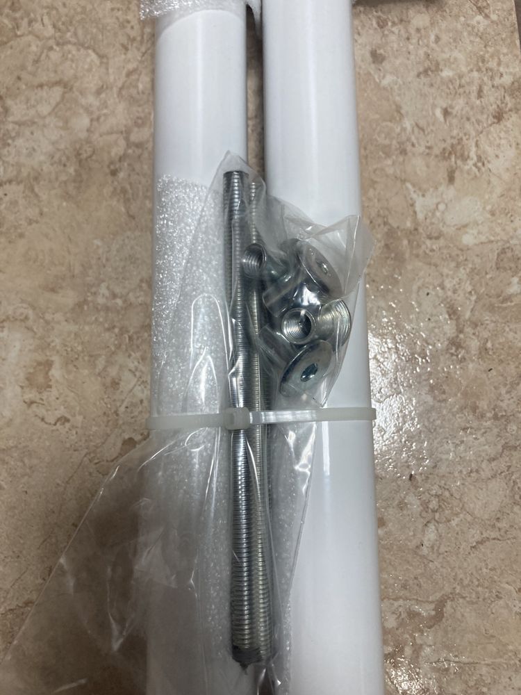 Ручка для металопластикової двері офісна пряма 30*500 мм