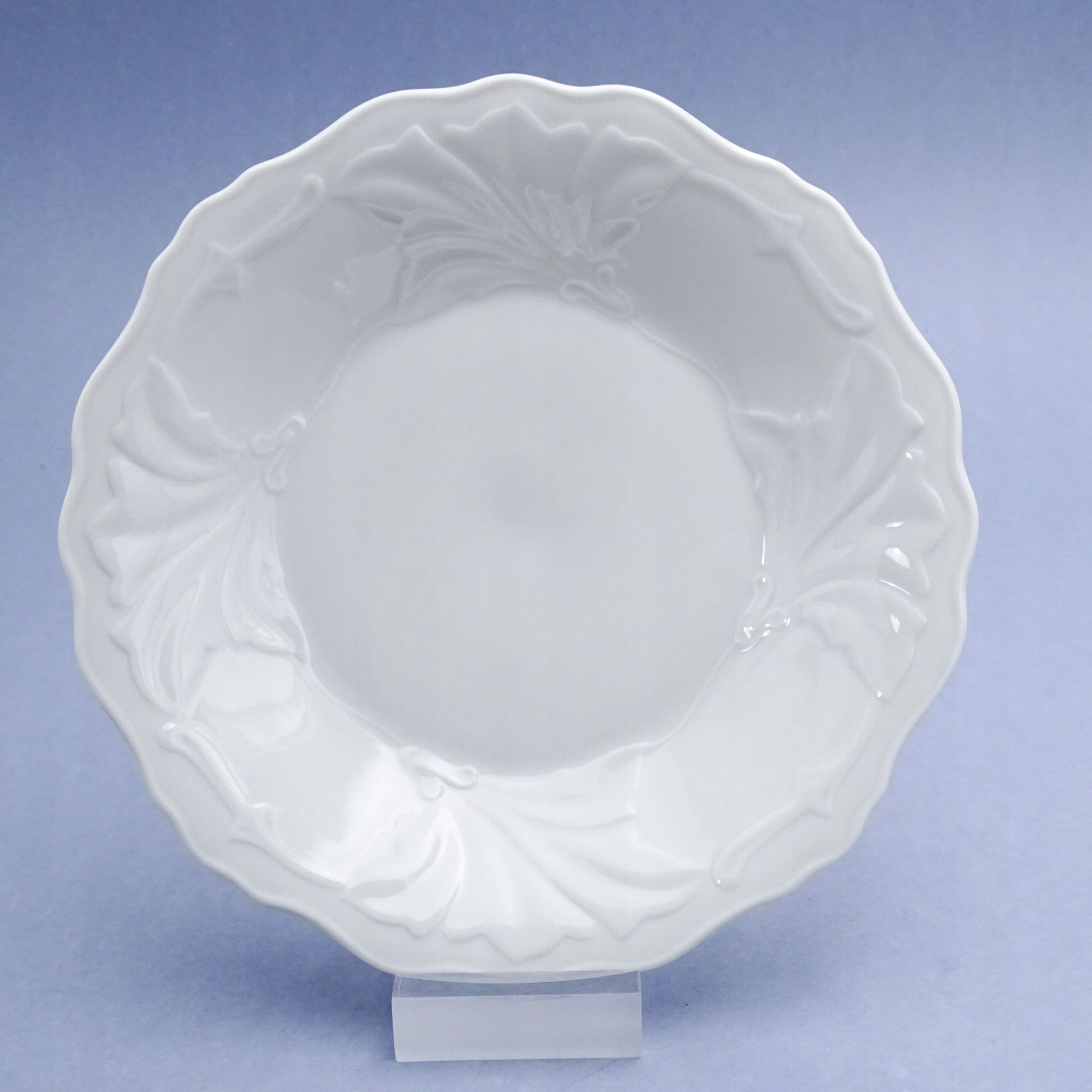 weimar lata 60-te piękny biały porcelanowy talerzyk