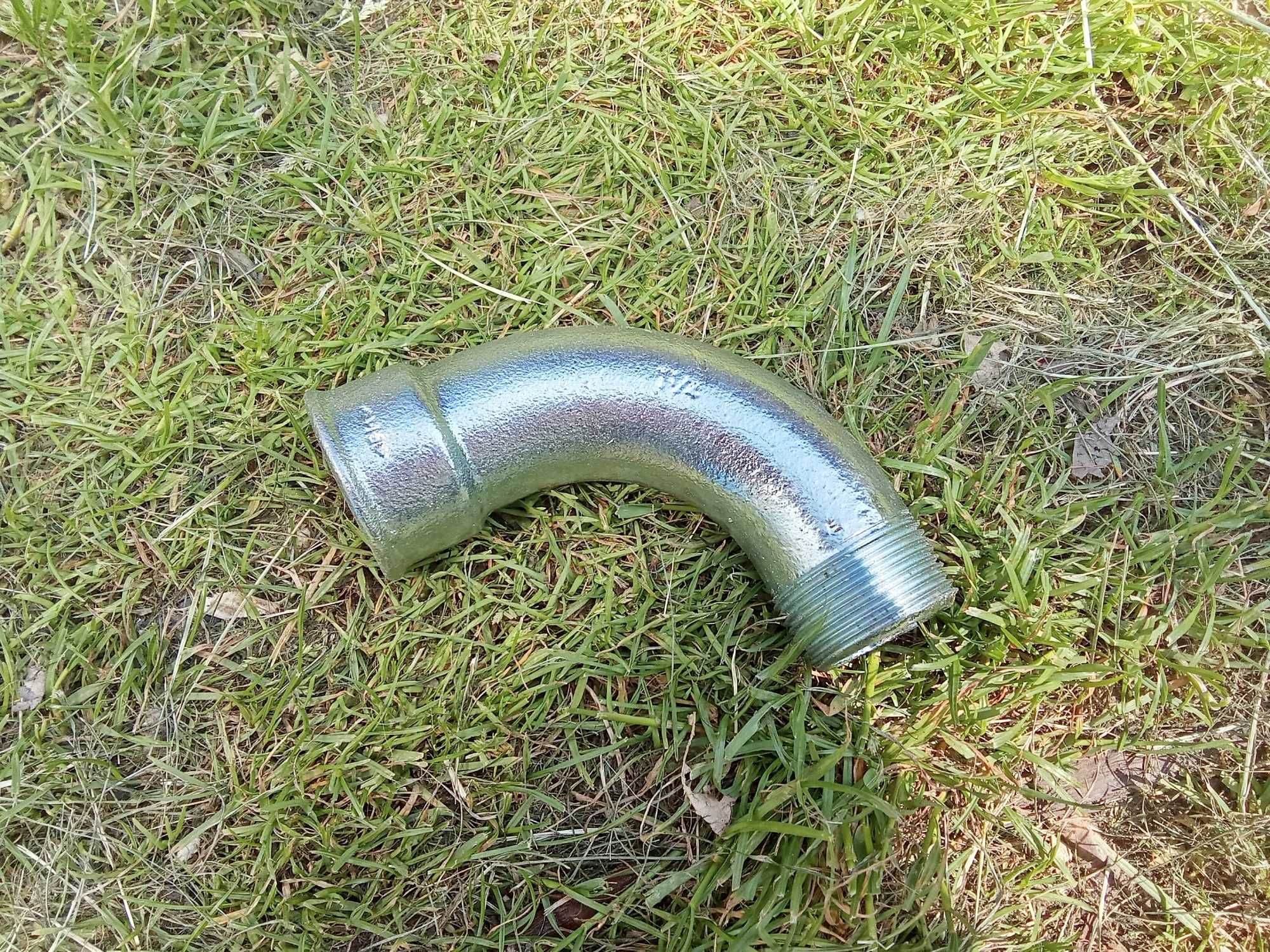 Łuk Żeliwny 5/4'' Kolanko Długie Ocynkowane 90°
