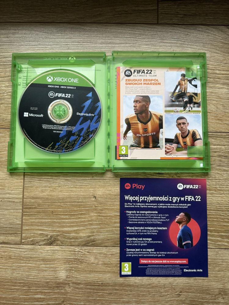 Gra FIFA 22 PL Polska Wersja Xbox One S X Xbox Series X