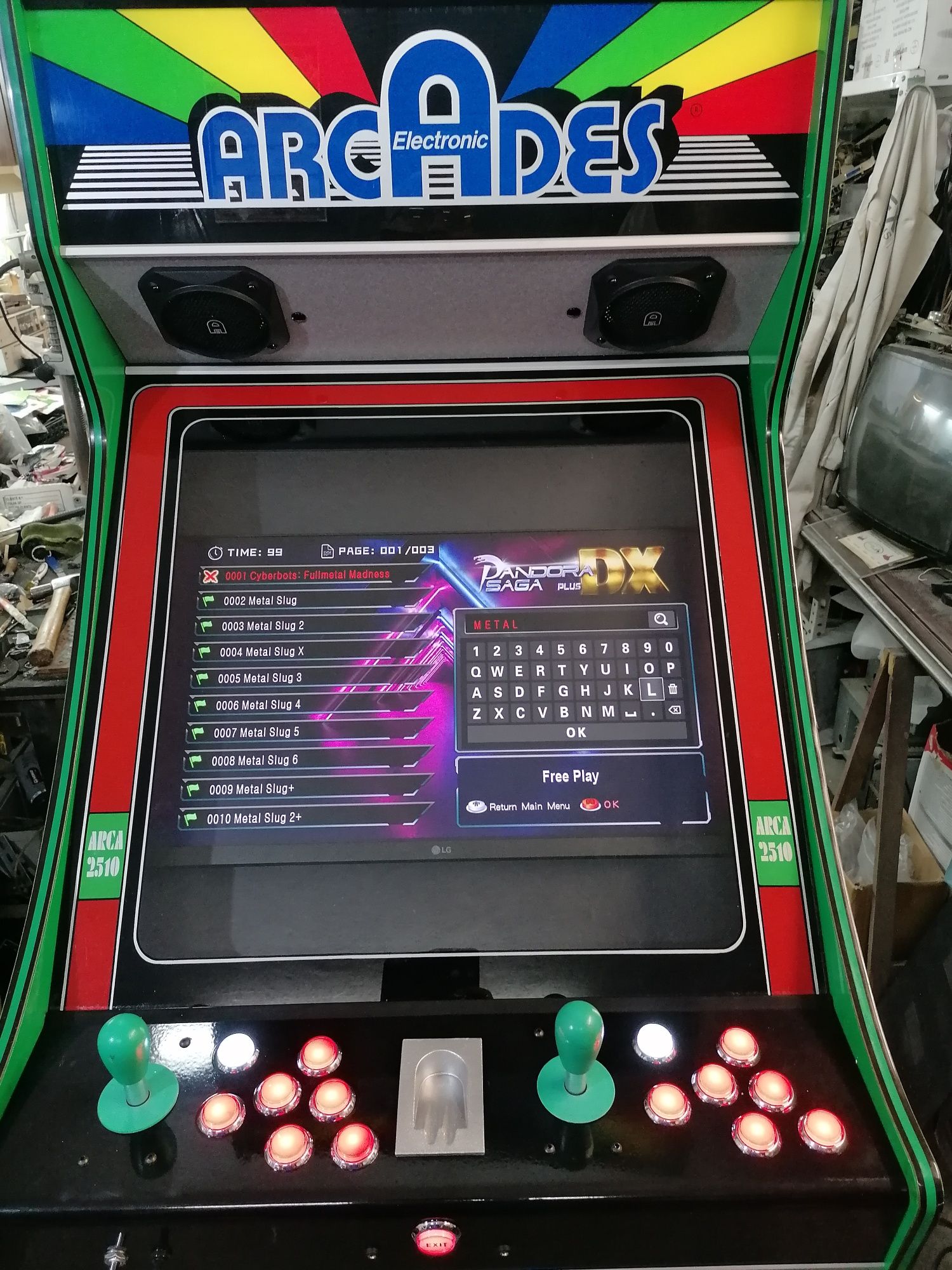 Máquina Arcade Multi-Jogos