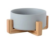 Miska DlA PsA Kota Ceramiczna Bambus SZARA 850ml
