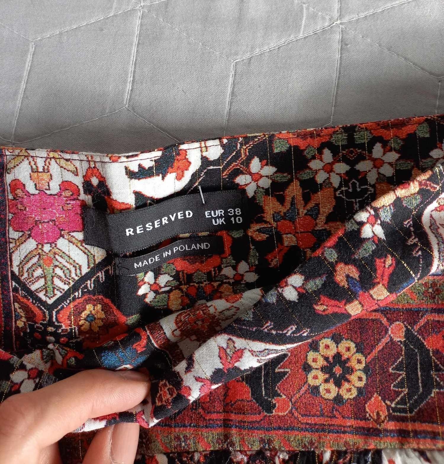 Reserved zwiewna spódniczka boho 38