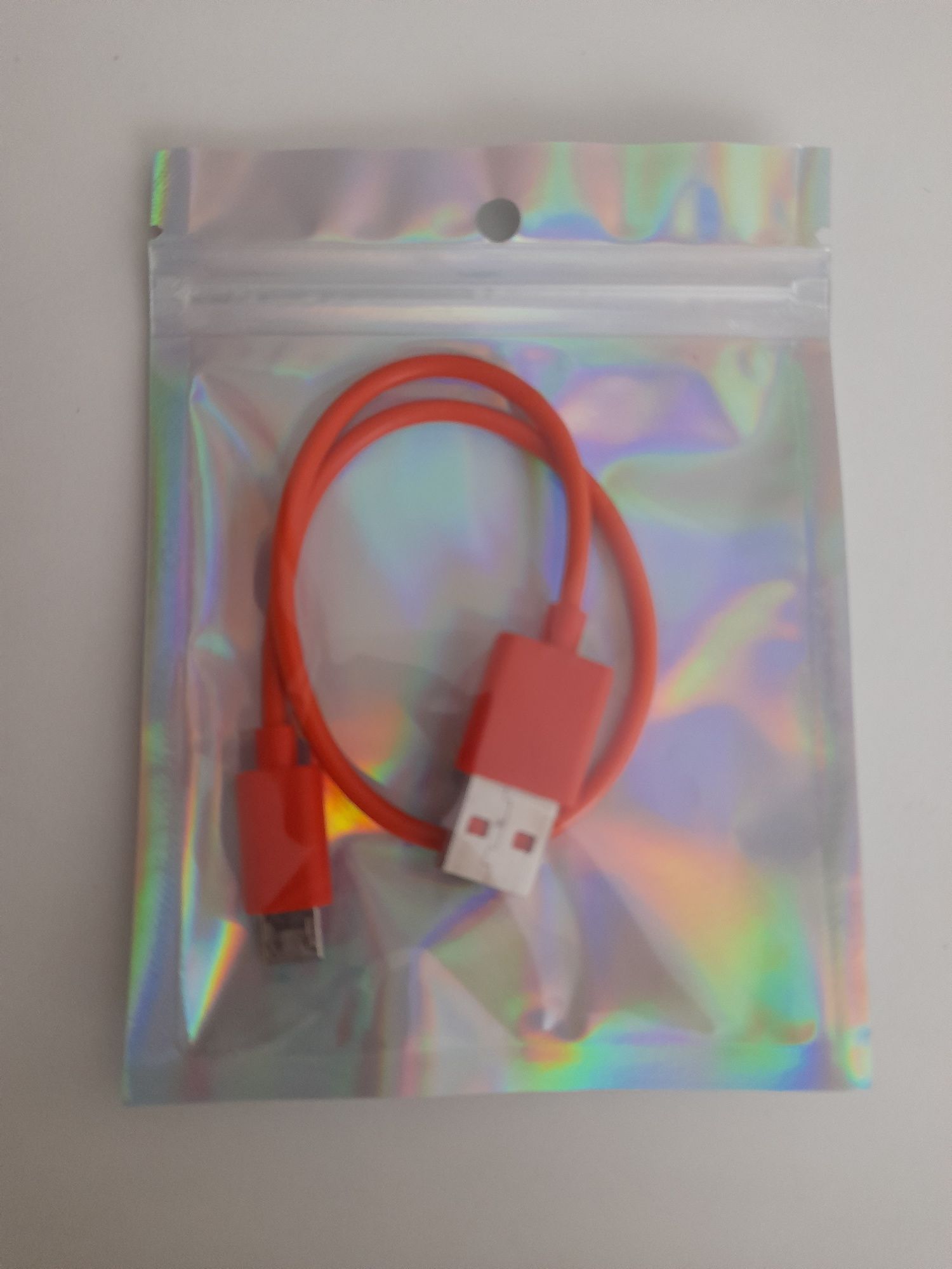 Kabel Micro USB  do telefonu pomarańczowy