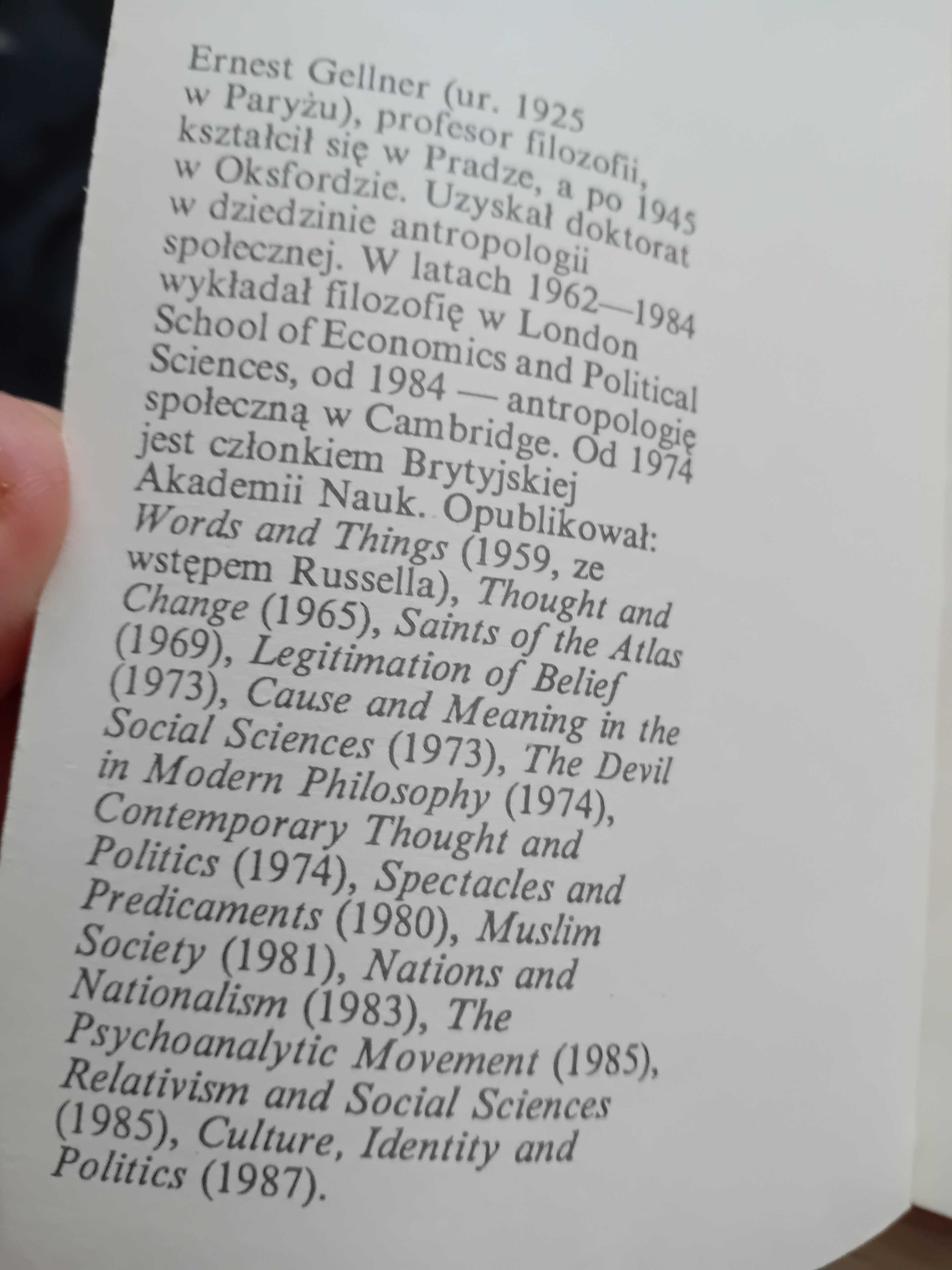 Narody i nacjonalizm - Ernest Gellner