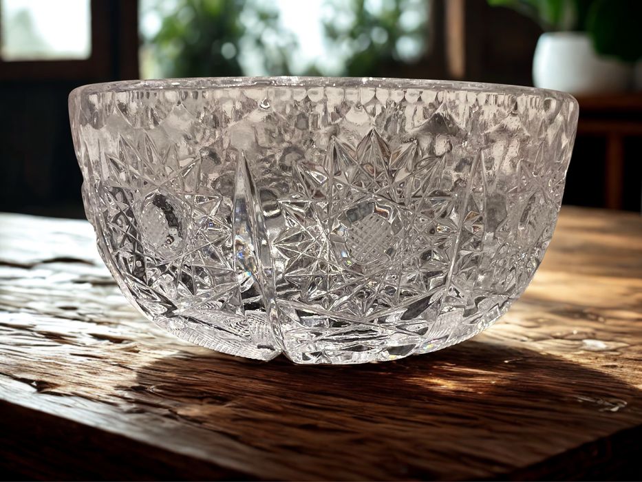 Półmisek szklany kryształowy stan idealny