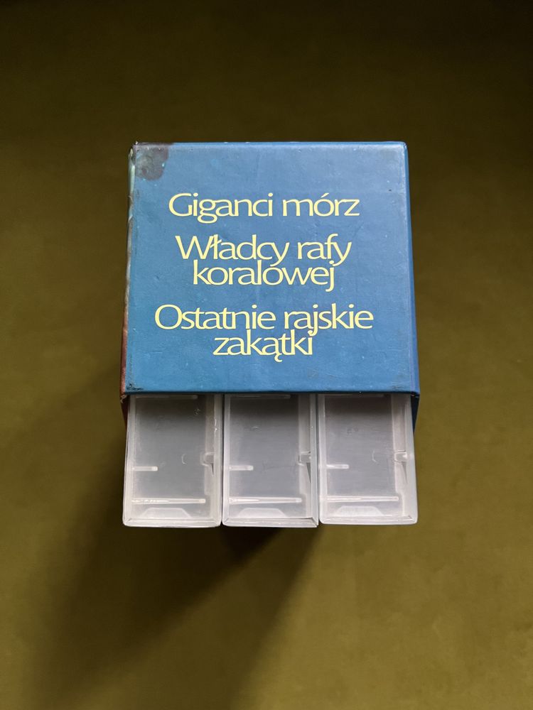 Życie w głębinach 3 kasety VHS