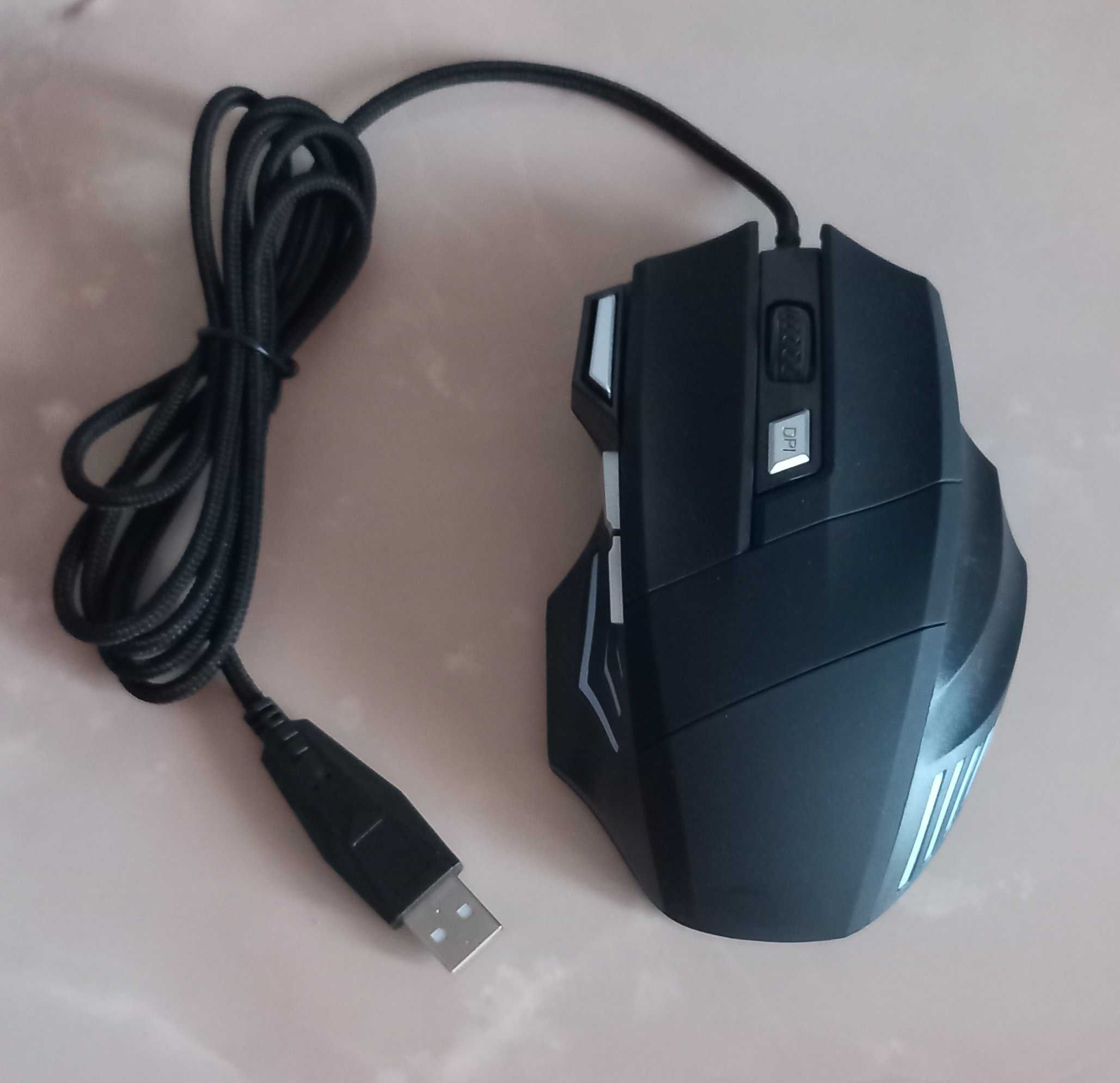 ігрова USB-миша з RGB-підсвічуванням, ігрова миша 7D, провідна миша