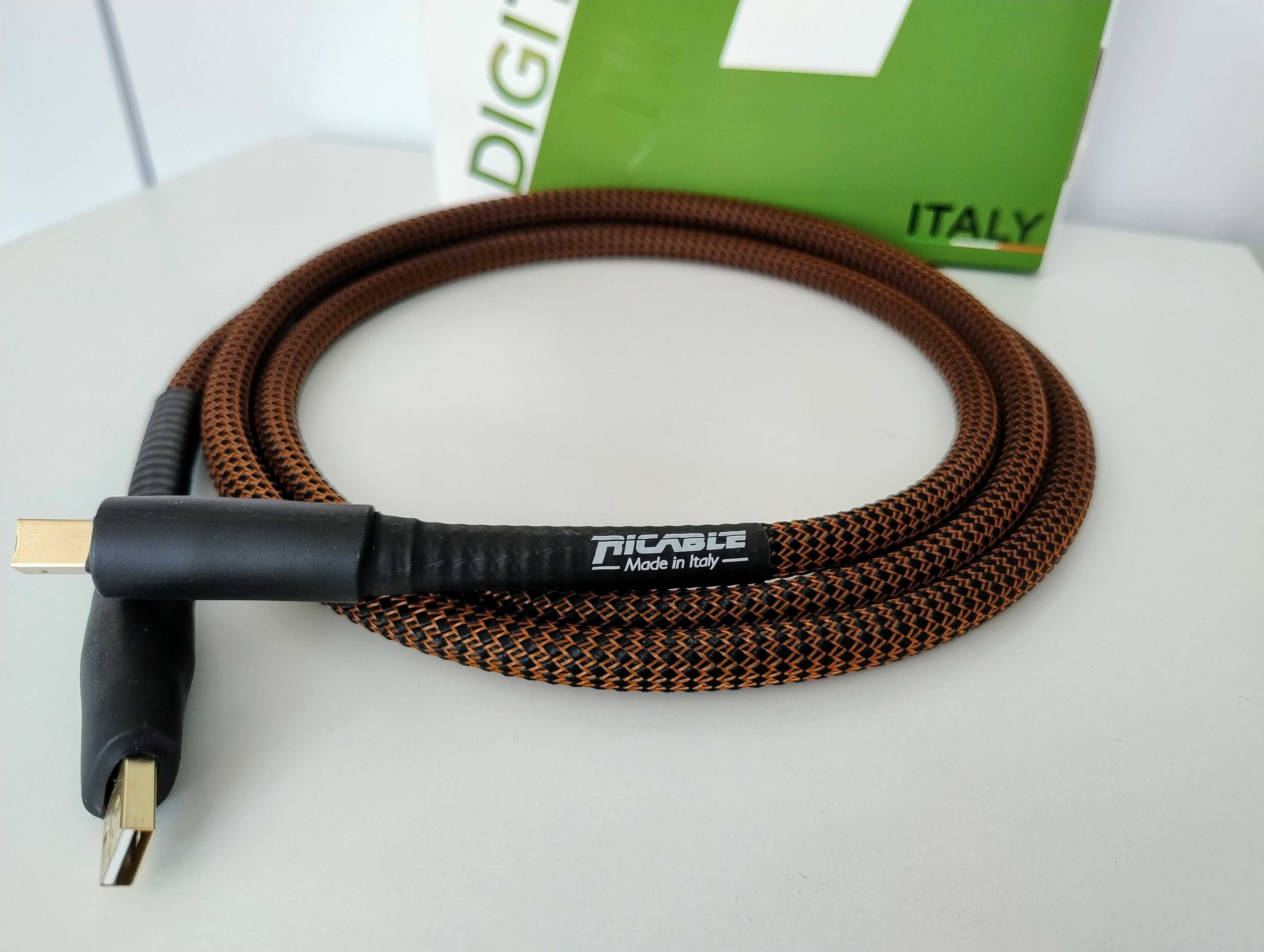 Kabel USB do audio. Ricable Magnus USB - 2.0m. Stan idealny