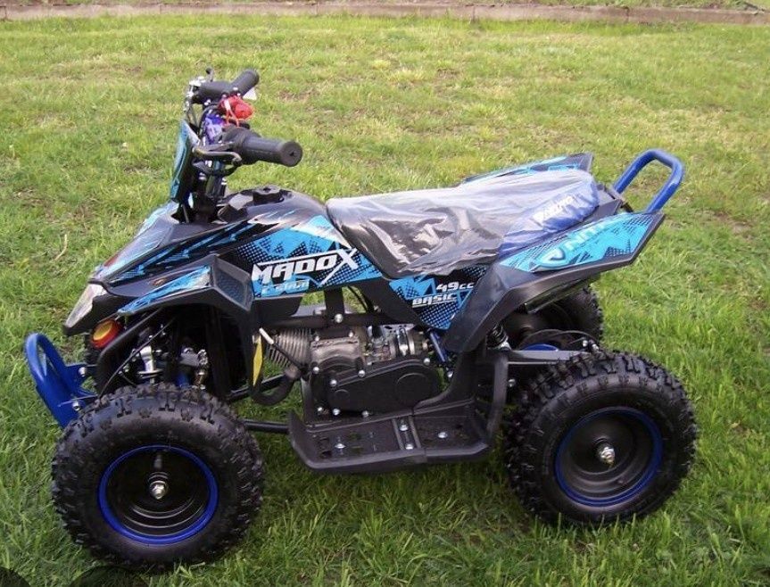 Mini Quad 49cc , e - start , pilot , światła ,