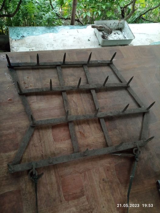 Борона металлическая