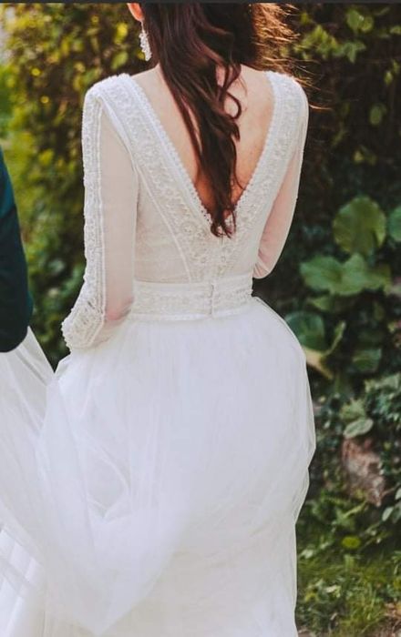 Suknia ślubna - rozmiar 34/36