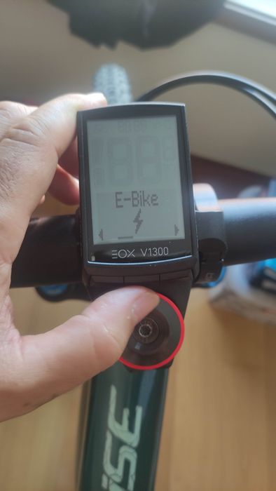 Ciclocomputador sigma eox 1300 bicicleta e-bike orbea rise