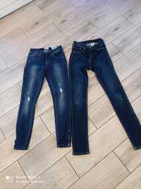 Zestaw spodni skinny 25/32 xxs ONLY i inne