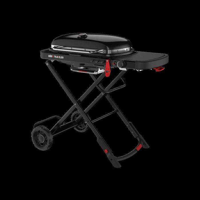 Grelhador a gás Weber Traveler Stealth Edition