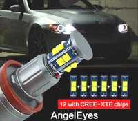 KIT DE ANGEL EYES EM LED 120W PARA BMW 2007-2011