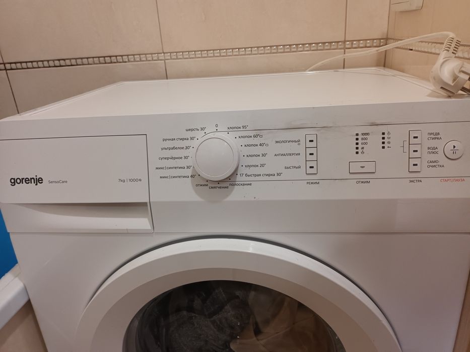 Пральна машина, Gorenje, деталі