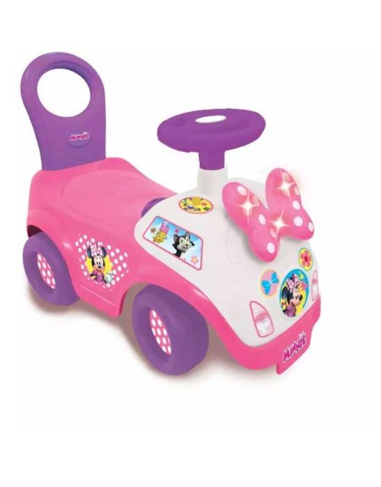 Carrinho andador da minnie com sons e luzes