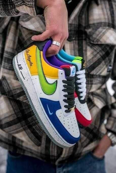 Кроссовки Nike Air Force 1 Low What The LA 36-45 найк аир форс ТОП!