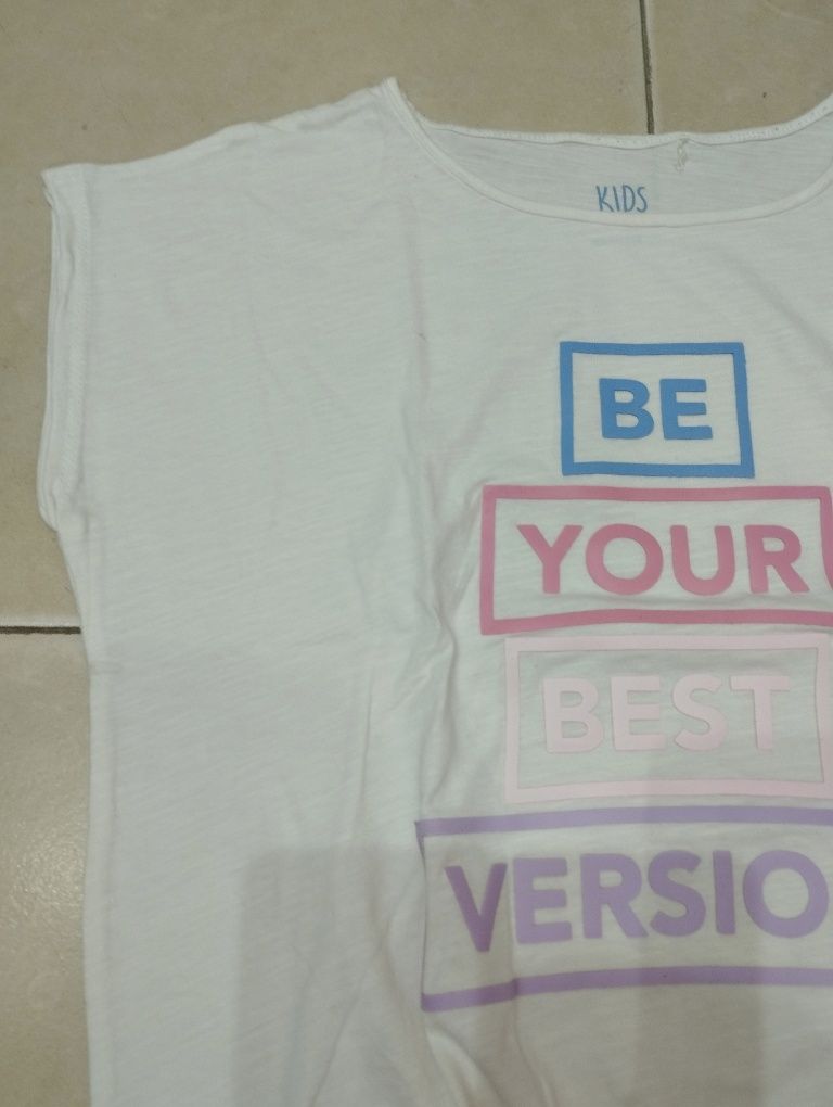 Camisola Branca Nova Kids Collection
