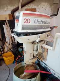 Silnik zaburtowy Johnson 25HP 2T rumpel