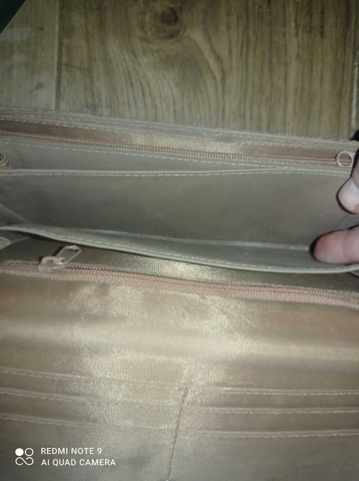 Portfel damski brązowy