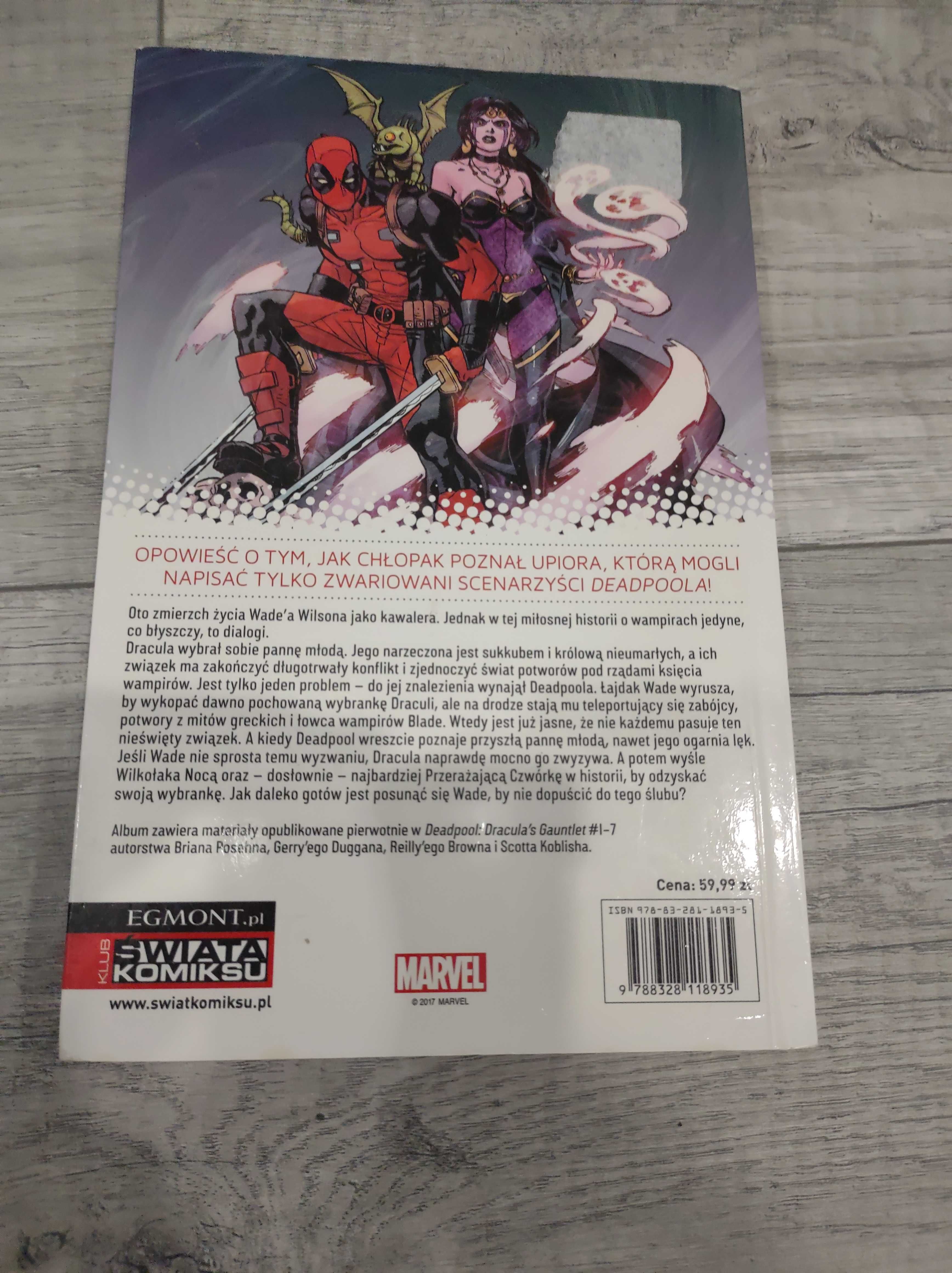 Komiks Deadpool Wyzwanie drakuli tom 5 Marvel