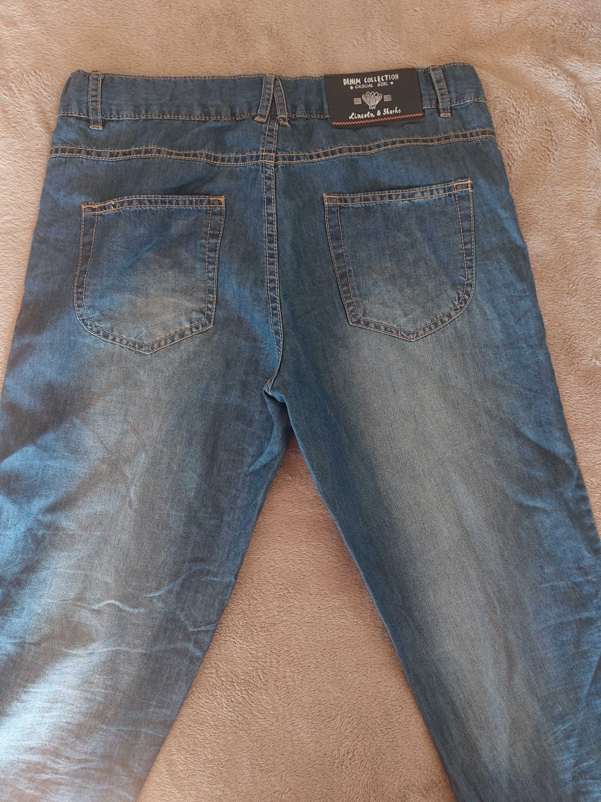 Joggery jeans, denim 5-10-15, rozmiar 164