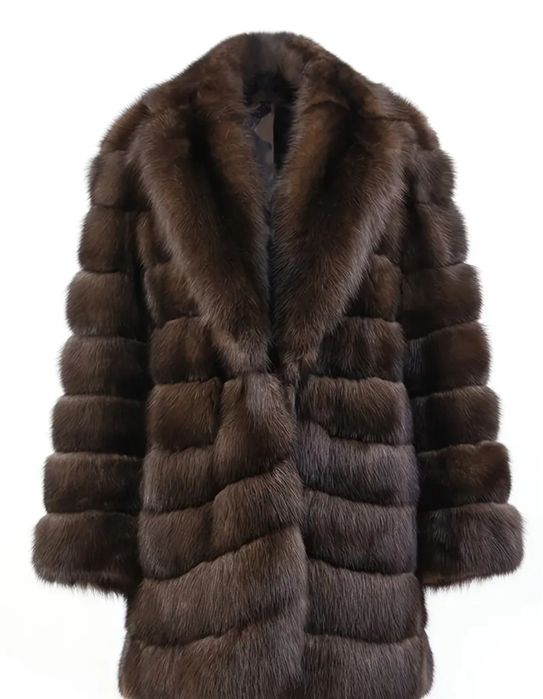 Шикарна шуба з штучного хутра