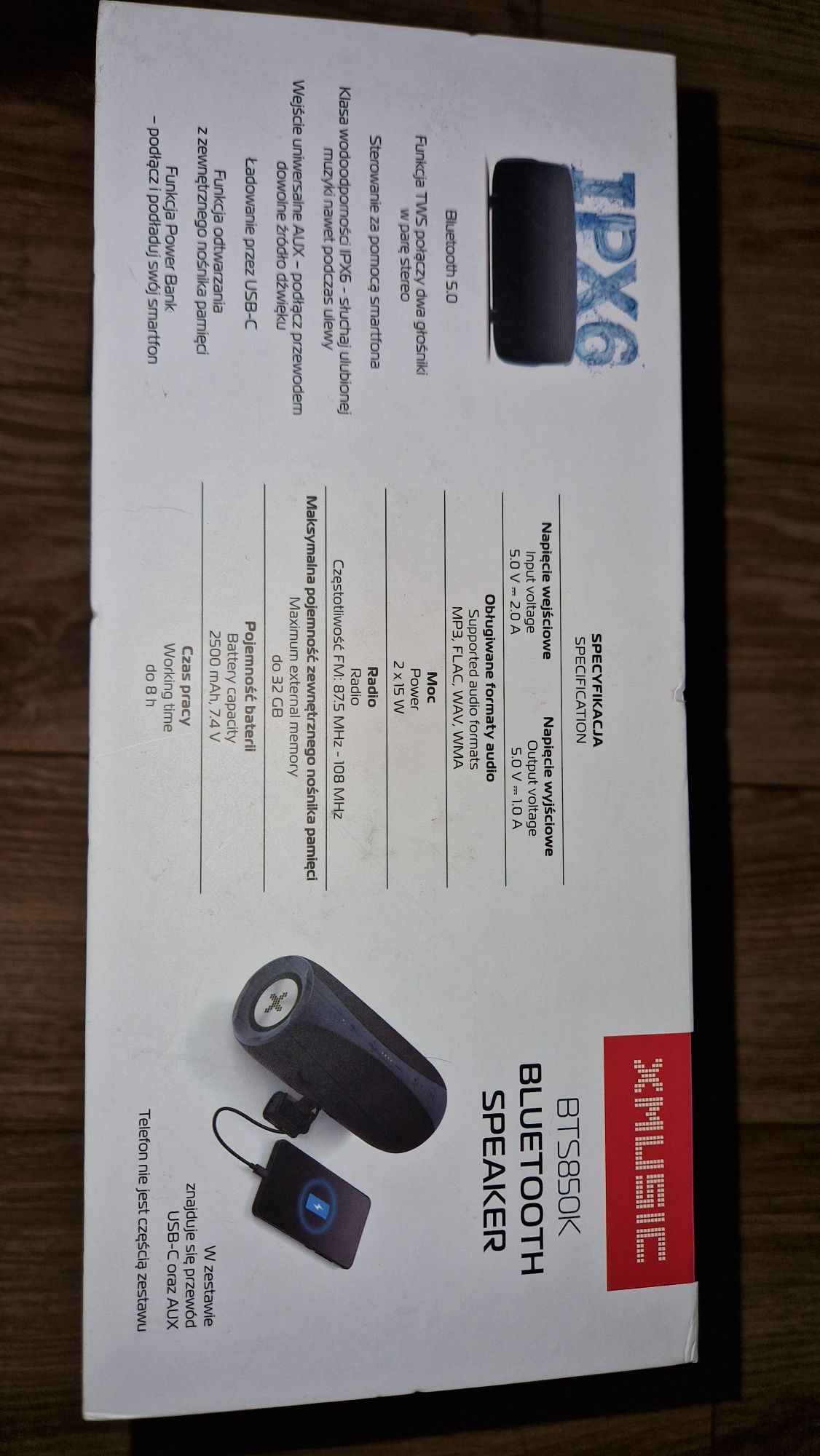 Głośnik bluetooth xmusic nowy!!!