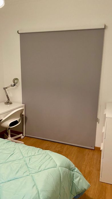 Estore Rolo blackout cinzento **NOVO**