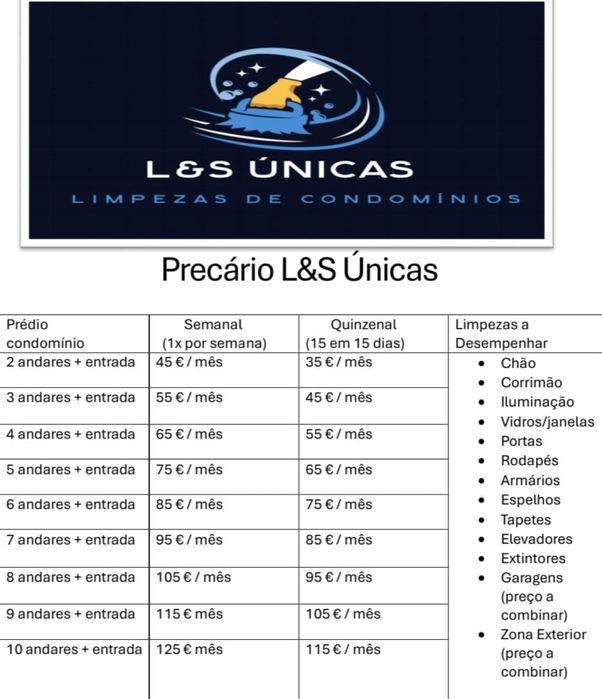 Limpeza condumínios