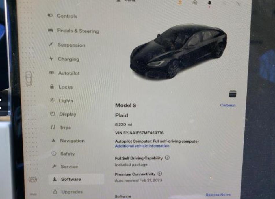 TESLA MODEL S 2021 під пригін США