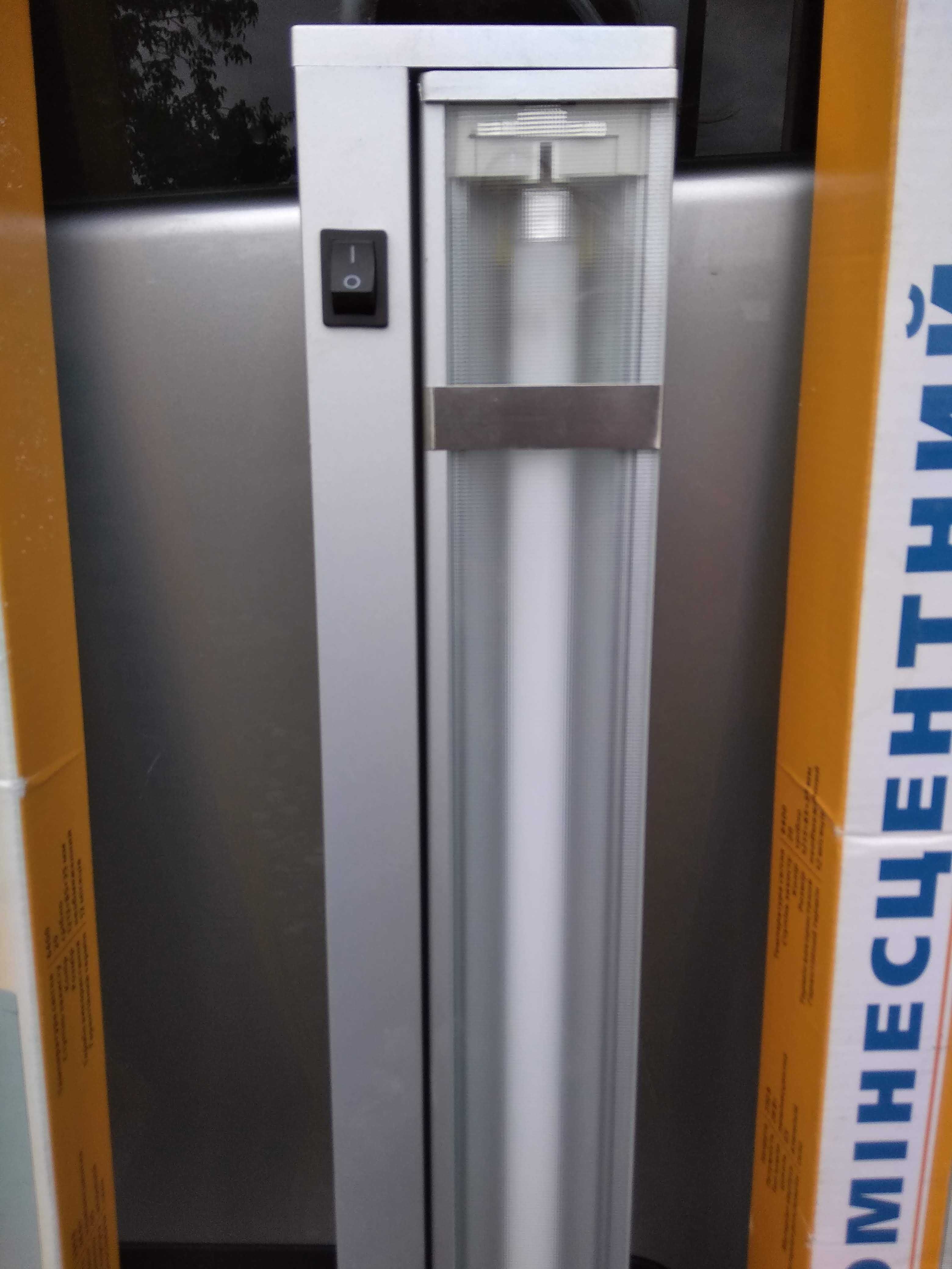 Светильник мебельный DELUX FLF T5 28W, 6400K серебряный