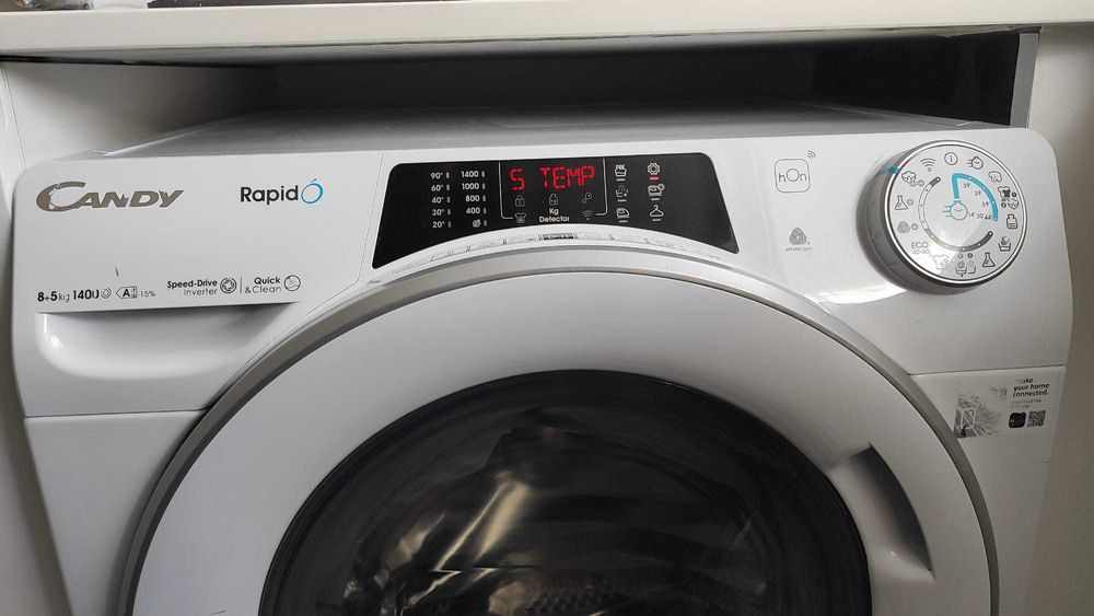 Máquina de LAVAR e SECAR roupa candy row 4856dwms7-s (8/5kg]